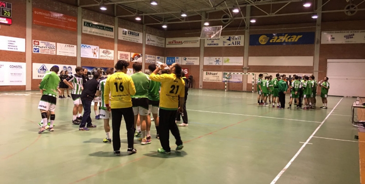 Imatge del partit de la primera volta 