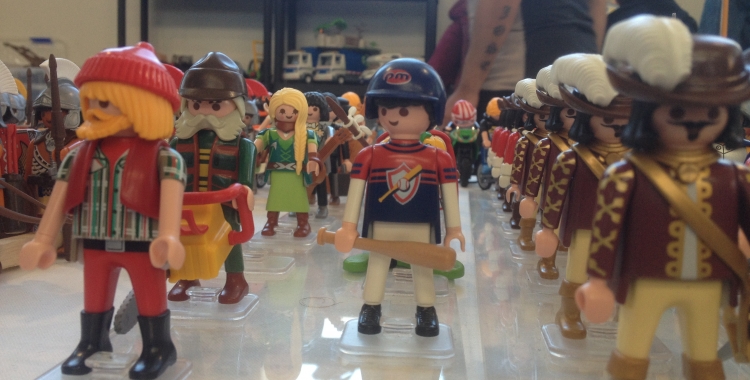 Exposició de clicks de Playmobil. Foto: Ràdio Sabadell