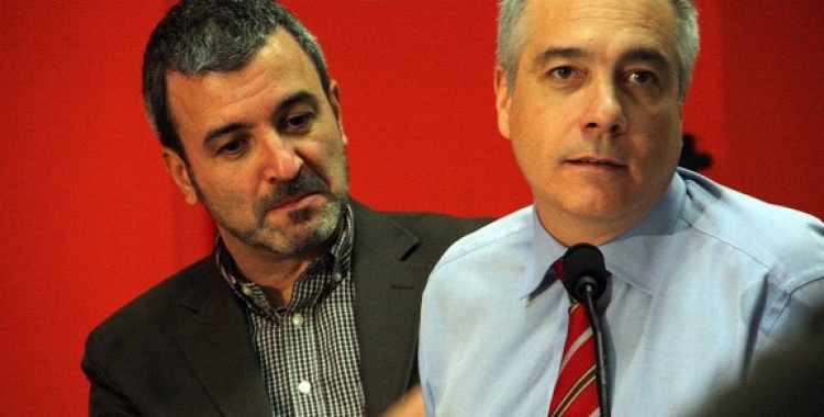 Collboni (esquerra) i Navarro | @ACN