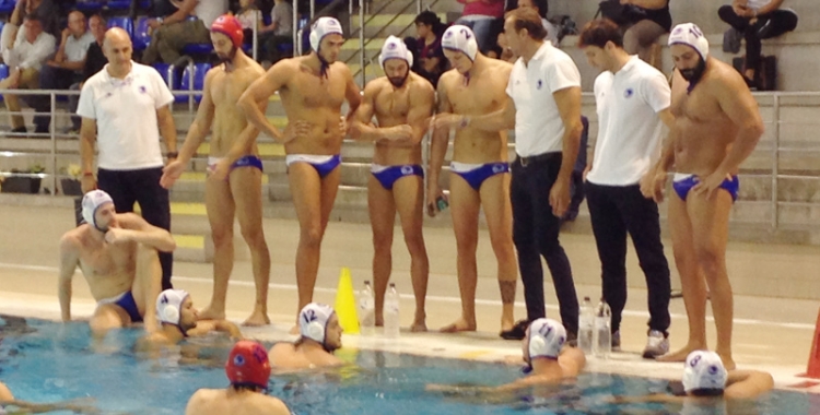 L'equip masculí ha quedat eliminat de la Copa Catalunya de waterpolo