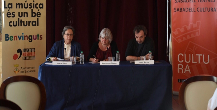 Presentació de la temporada de música de cambra al Teatre Principal. 