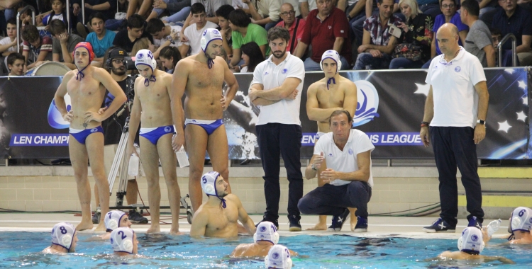 Temps mort de l'Astralpool al partit contra el Szolnoki | Pau Vituri