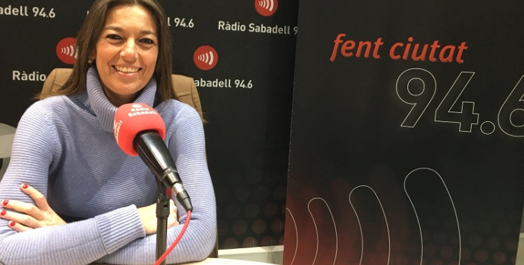 Concepció Veray, número 9 de la llista del PP, ha passat pels estudis de Ràdio Sabadell. 