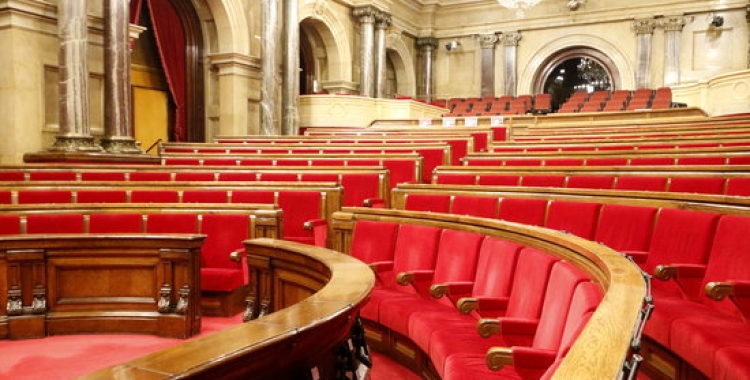 Hemicicle buit del Parlament | ACN