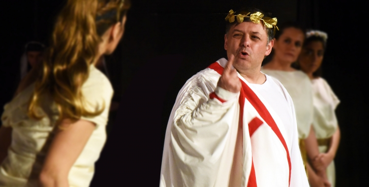 Pilat durant els assaigs previs | Cedida 