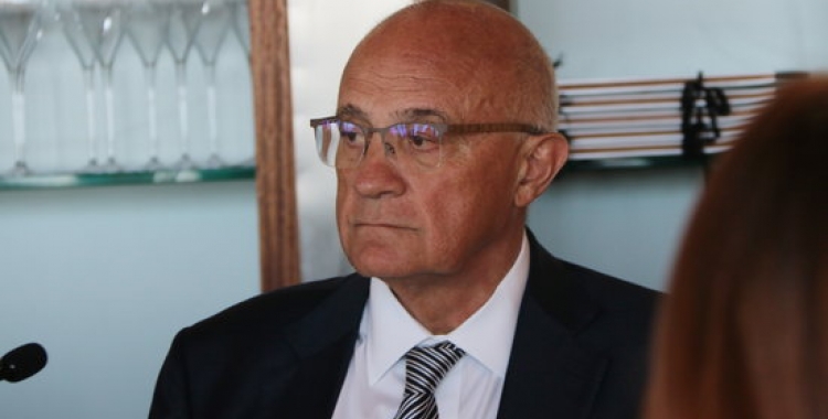 Josep Oliu, després del dinar previ amb els mitjans a Alacant/ ACN