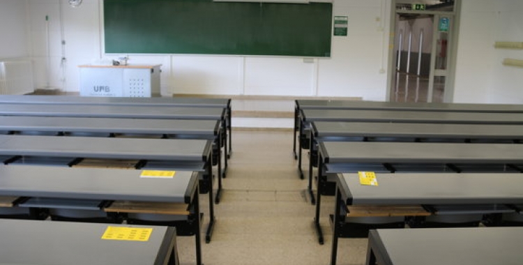 Aula buida al campus de la UAB | ACN 