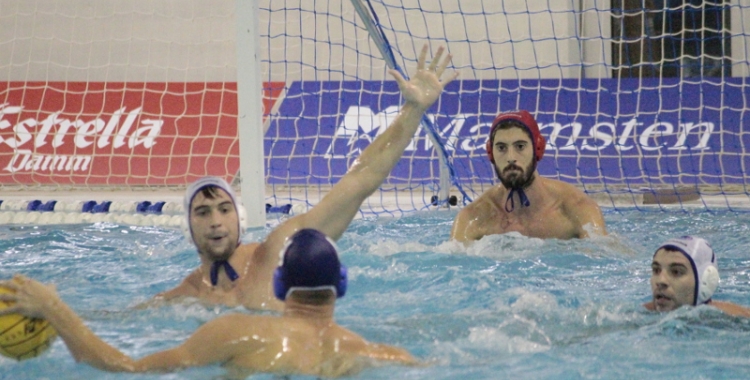 Imatge del partit de la primera volta a Can Llong