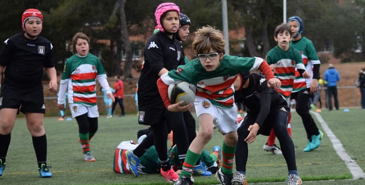 Imatge d'un dels partits de la trobada feta a Sabadell