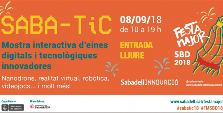 Cartell del Saba-TIC | Ajuntament de Sabadell