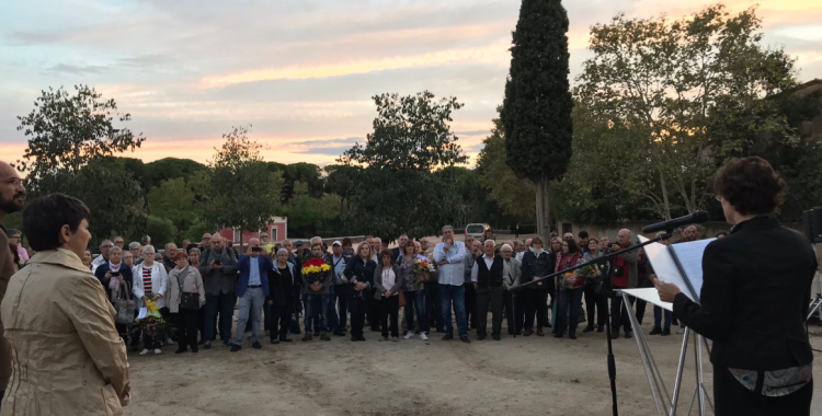 Moment de l'acte en homenatge a Lluís Companys | Roger Benet