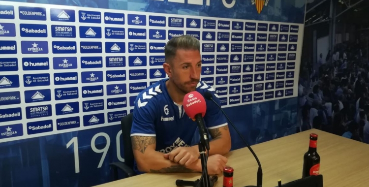 Ángel Martínez ha comparegut en roda de premsa aquest migdia. | Sergi Park