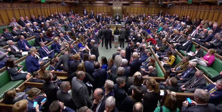 Moment de les votacions sobre el Brexit al parlament britànic | ACN