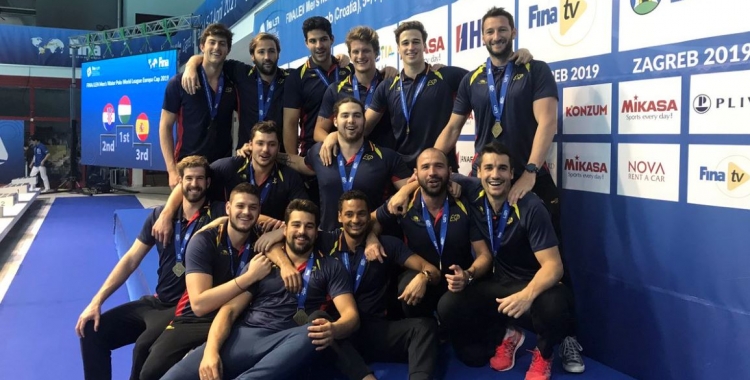El combinat espanyol, amb Sergi Cabanas, ha estat tercer a l'Europa Cup. | @DMwpCoach