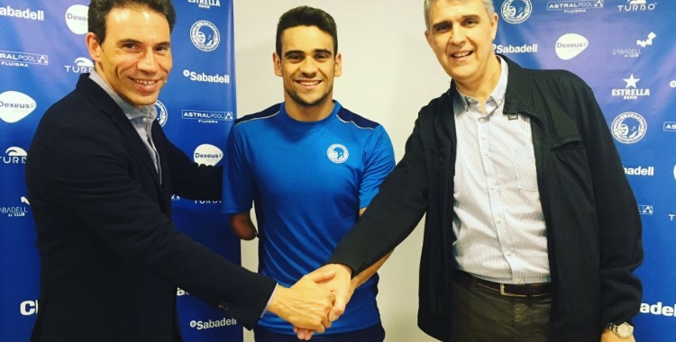 El Club Natació Sabadell va anunciar la renovació de Salguero la setmana passada. | @CN_Sabadell