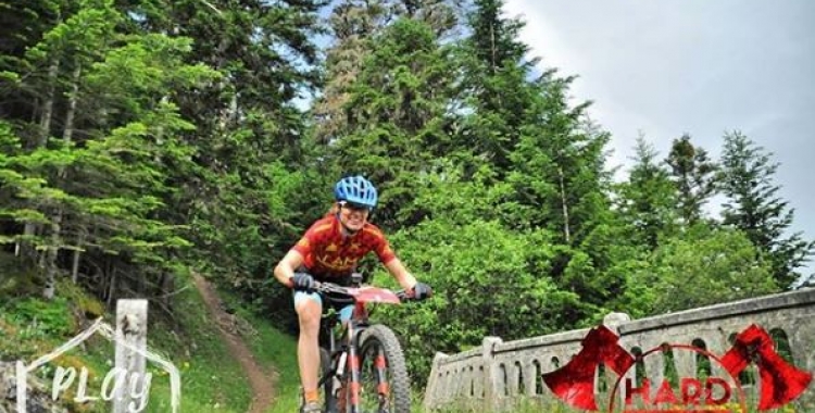 Xinxó va ser la primera dona classificada a la Hardbike. | Instagram
