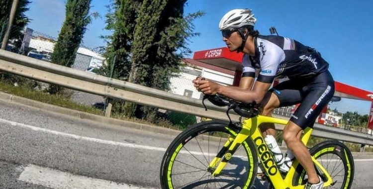 Blanchart apura a Vitòria les opcions per classificar-se per al Mundial de Kona. | Facebook