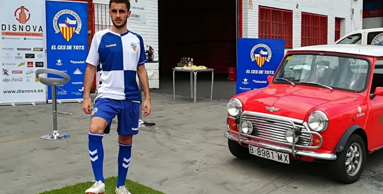 Jurgi Oteo, presentat a les instal·lacions de Disnova Sabadell. | Sergi Park
