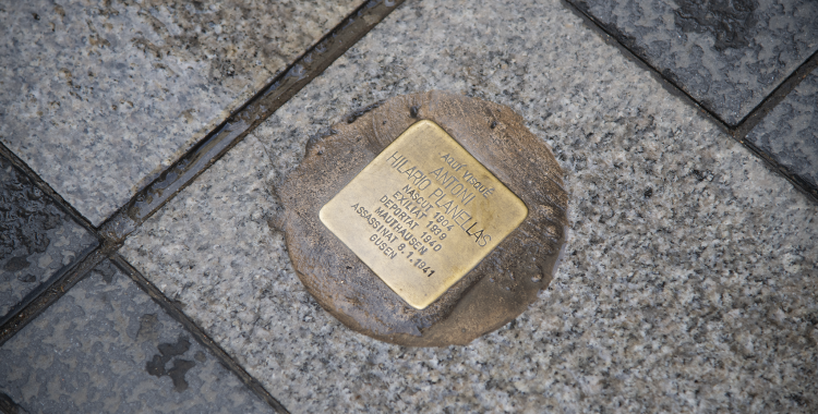 Llamborda Stolpersteine d'Antonio Hilario Planellas | Roger Benet
