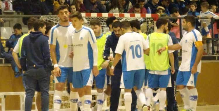 Imatge de l'equip del Club Natació Sabadell en un partit a Cal Balsach | Sergi Park