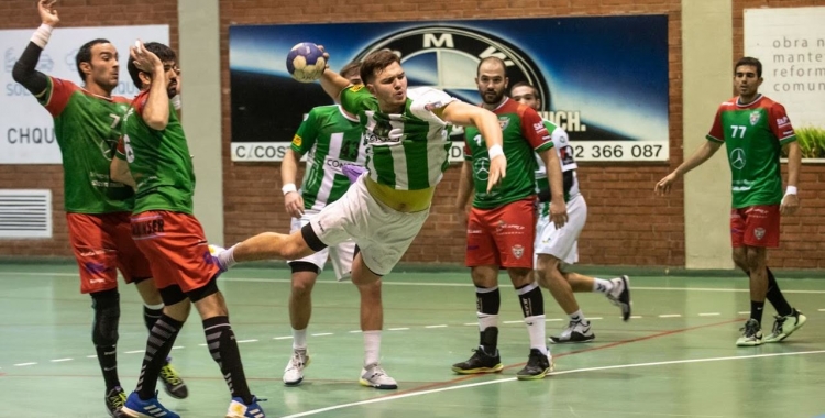 Guillem Correro va marcar set gols contra el Sant Quirze | Èric Altimis - OAR Gràcia