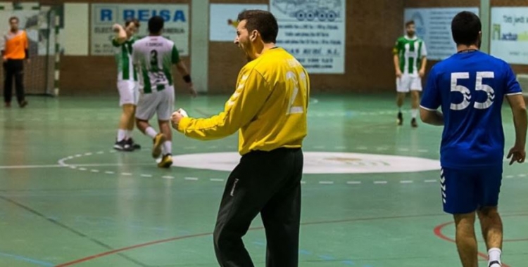 Bonàs, en un partit amb el Sant Esteve Sesrovires davant l'OAR Gràcia | Èric Altimis - OAR Gràcia