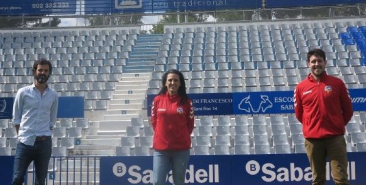 Rodríguez, en la seva presentació al Sabadell | CE Sabadell