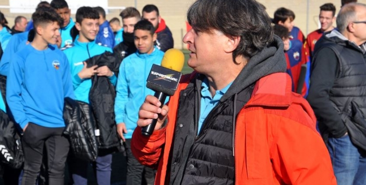 Jordi Grané, en la presentació d'equips del Mercantil d'aquesta temporada | 