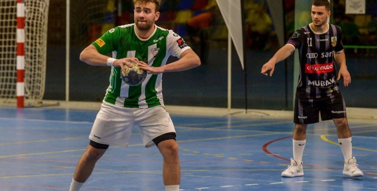Imatge d'arxiu de Bernat Correro en el partit de la temporada passada a La Roca | jas - OAR Gràcia
