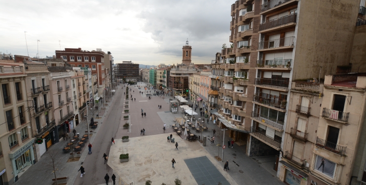 El passeig de la plaça Major el 2018 | Roger Benet