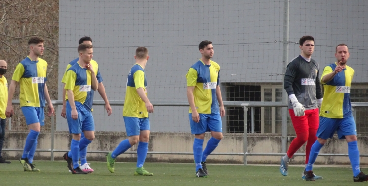 Acció prèvia del partit contra el Sant Cugat | Sergi Park