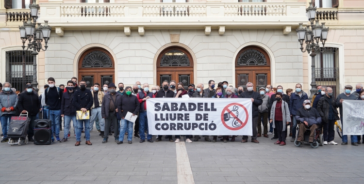 Imatge general de la protesta d'aquesta tarda | Àlex Meyer 