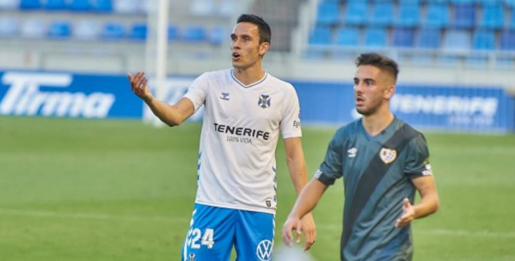 Folch, en una imatge aquesta temporada amb el Tenerife | Cedida