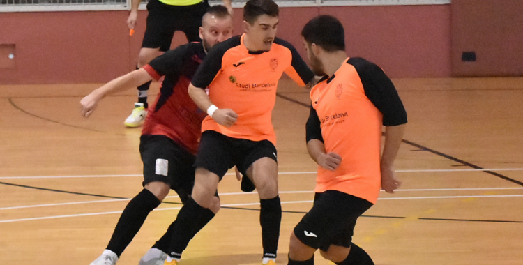 Cintu Aranda (esquerre) ha convençut Jorge Tendero (mig) per jugar amb l'equip | Cedida