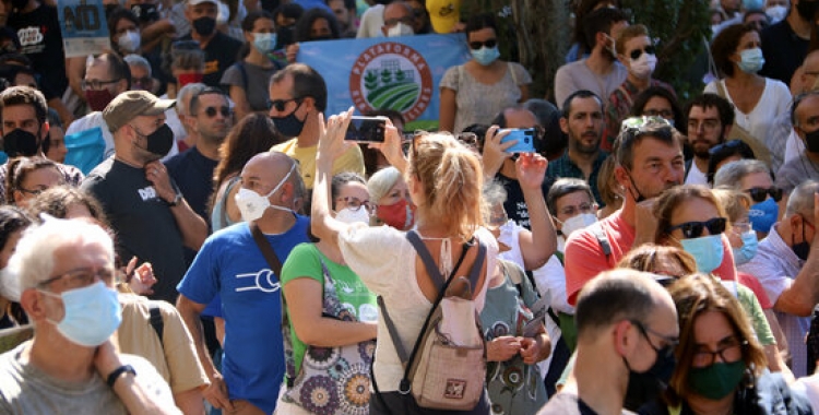 Manifestació contra l'ampliació del Prat | ACN