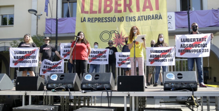 Acte en suport als processats per l'Operació Judes, aquest cap de setmana, a Sentmenat/ ACN