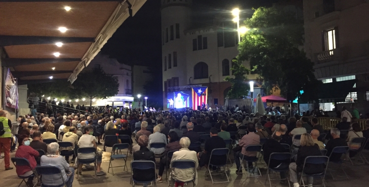 Un moment de l'acte aquest vespre | Ràdio Sabadell