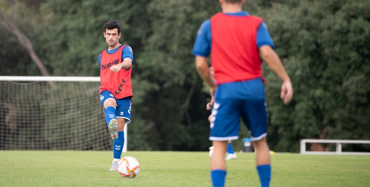 Indias, en un entrenament amb el Sabadell | Roger Benet