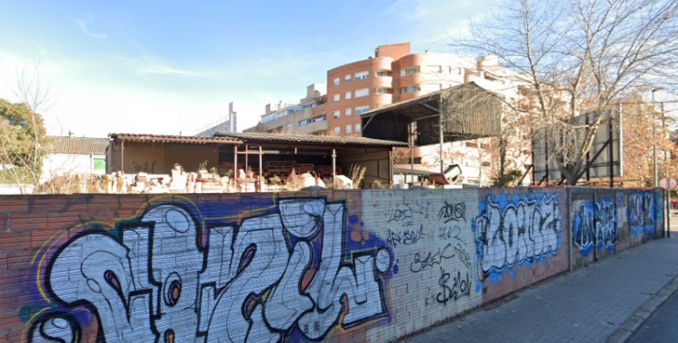 Exterior del solar on es construirà el Narcisa Freixas
