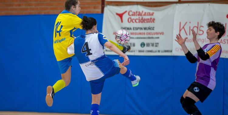 Imatge del partit de fa uns dies contra el Castelldefels | Fs Castelldefels (Piero)