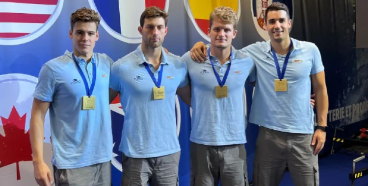 Valera, Sanahuja, Cabanas i Lorrio | @cnswaterpolo