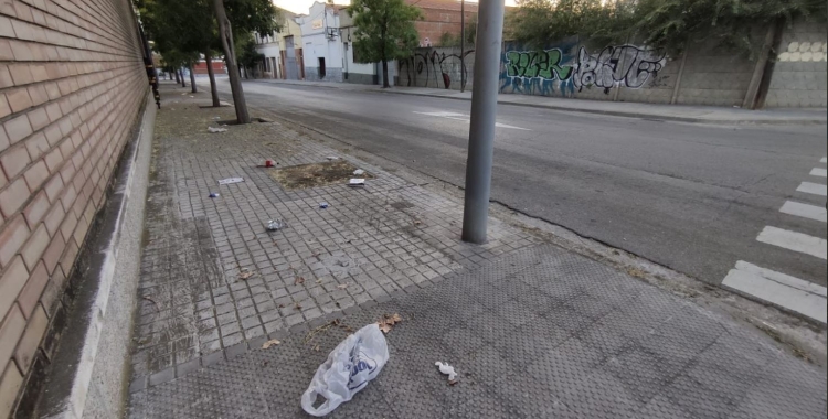 El carrer Renall en una fotografia dels veïns | Agrupació de veïns