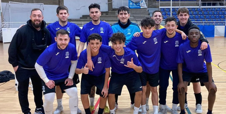 La plantilla del Grups Arrahona en un entrenament | Grups Arrahona Nou Escorial