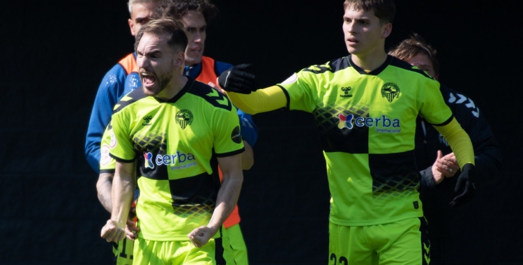 Herrera, celebrant amb ràbia el gol de la victòria | Roger Benet