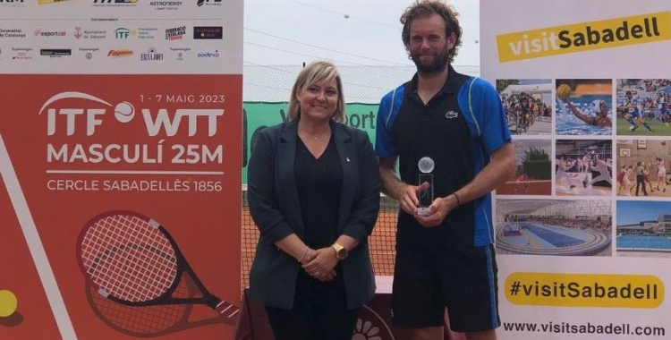 Mathias Bourgue, guanyador de l'ITF WTT masculí | @cerclesabadelles1856