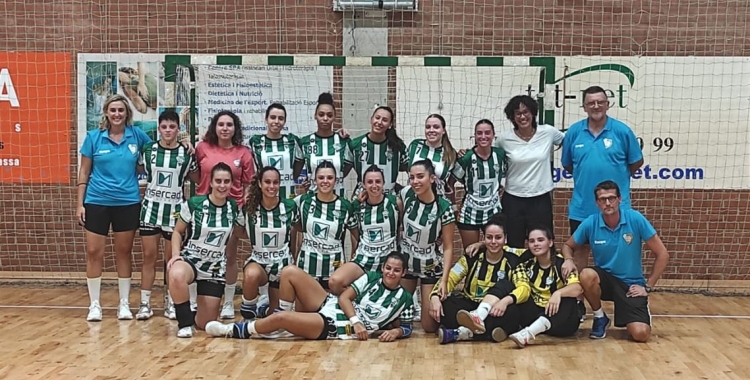 Foto de família de l'OAR Gràcia després de la semifinal | Sergi Park