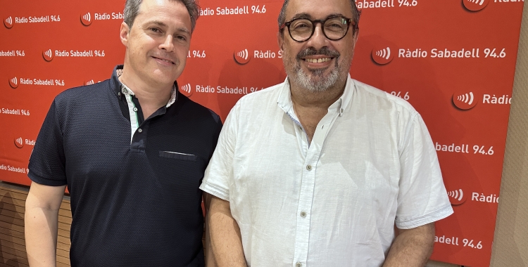 Daniel Gil de Tejada i Jordi Torrents a l'estudi 1