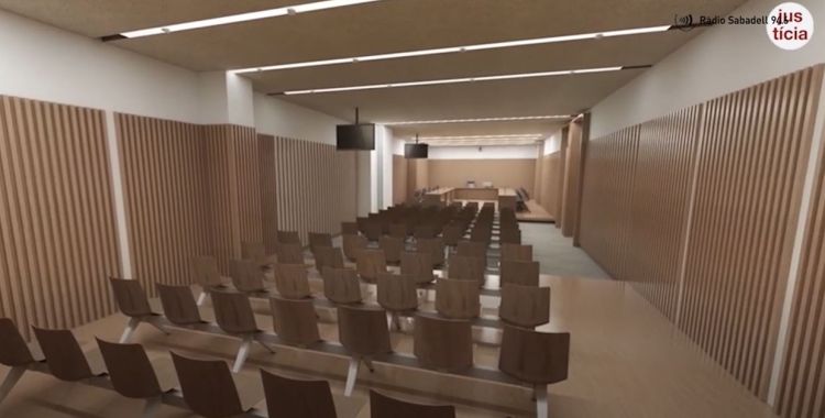 Imatge de com quedaran els jutjats de Sabadell | Departament de Justícia