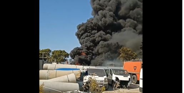 Imatge de l'incendi |Bombers de la Generalitat