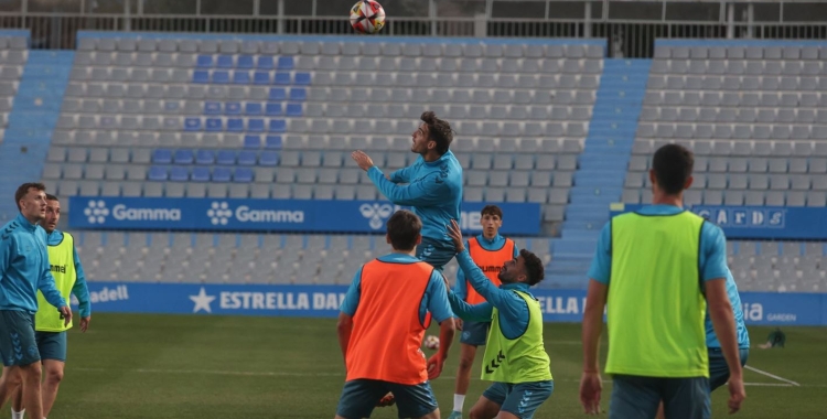 La Nova Creu Alta va ser l'escenari de l'entrenament d'ahir | CES